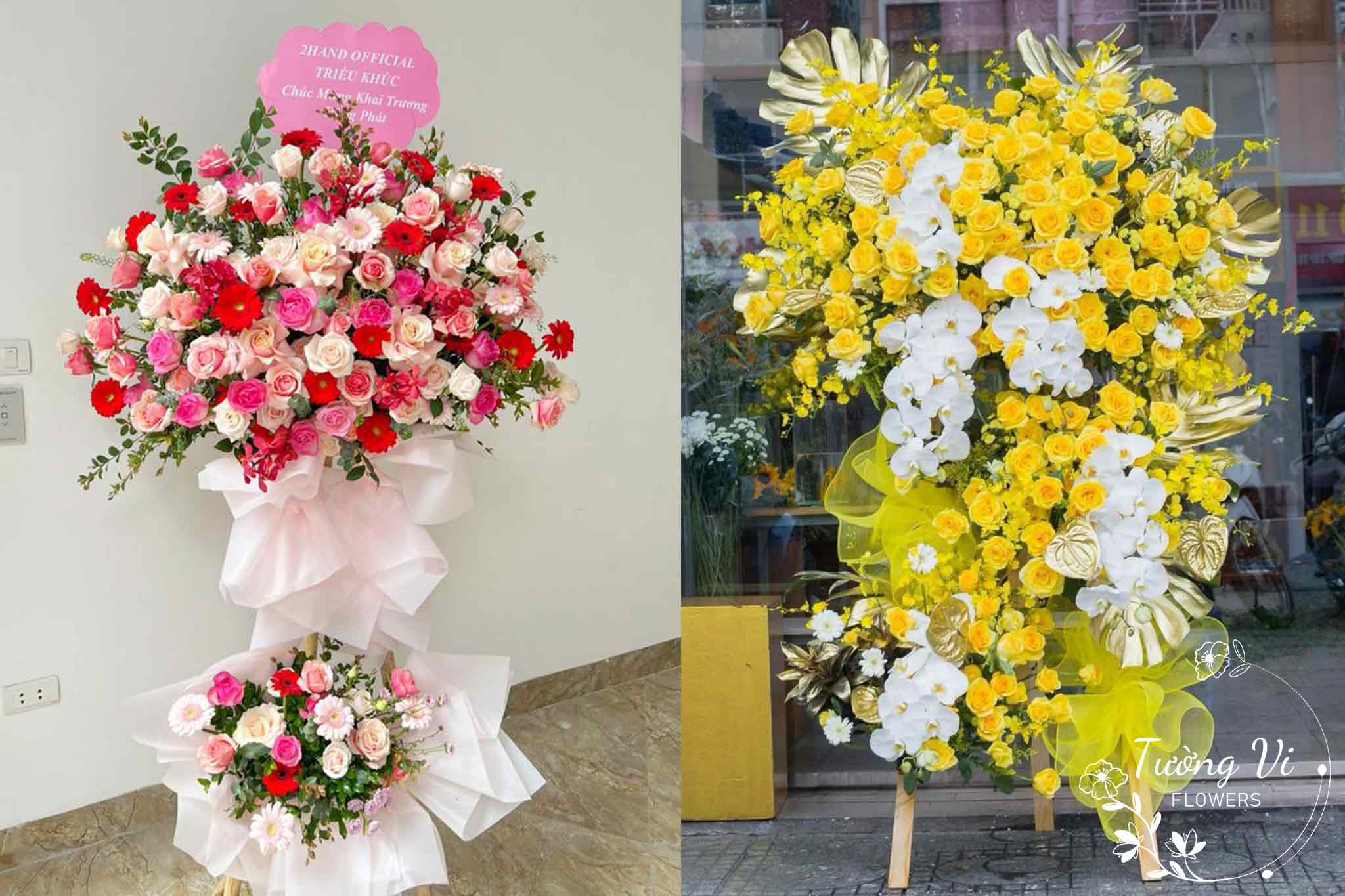 Hoa chúc mừng khai trương