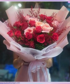 Bó Hoa Hồng Đỏ Chúc Mừng Thành Tựu