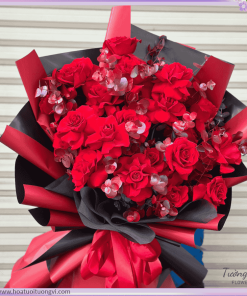 Bó Hoa Hồng Đỏ Tình Yêu Nồng Nàn
