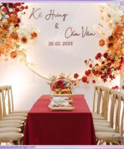 Set Hoa Tươi Trang Trí Tường Vi Flower Cao Cấp