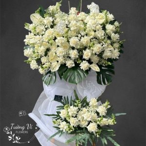 hoa tươi kính viếng tang lễ SHOP HOA TƯƠI TƯỜNG VI FLOWER