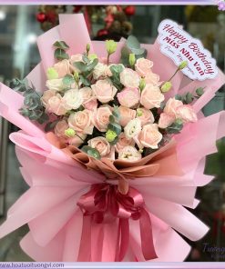 Bó Hoa Sinh Nhật Pastel Crush - Sắc Hoa Thì Thầm